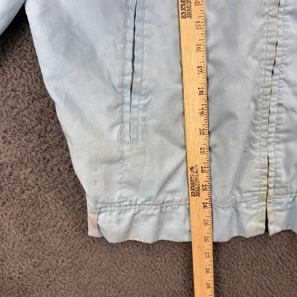 Vintage Sears The Mens Store‎ Bomber Jacket Mens Light Blue Outerwear